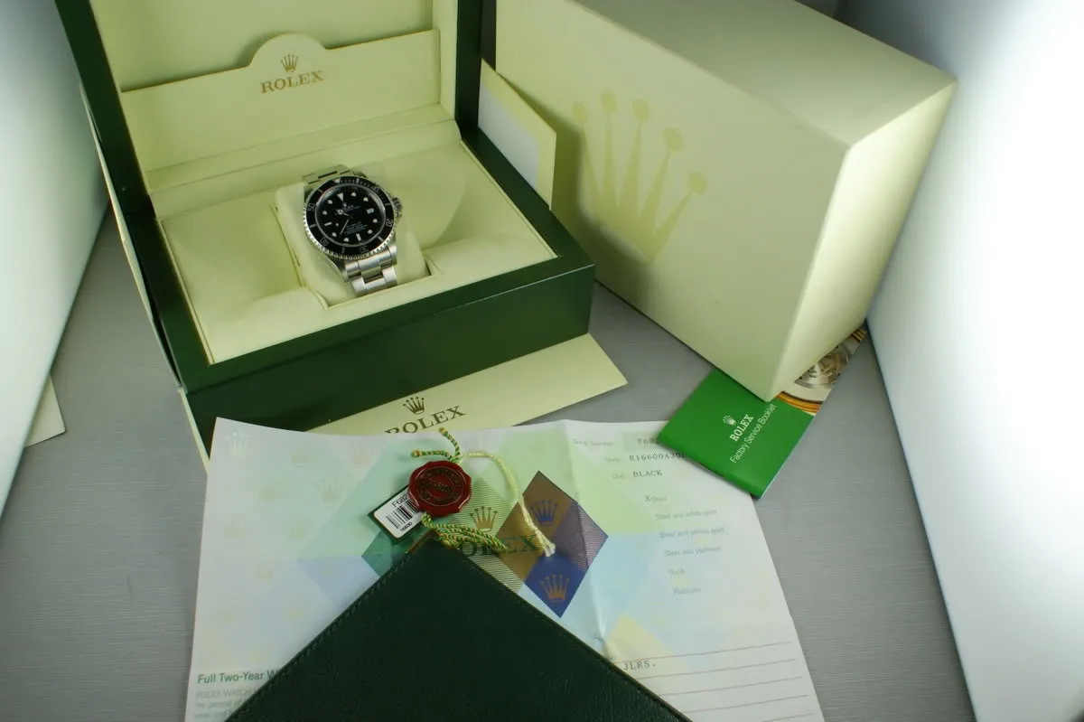 Rolex Sea Dweller 16600 with Box and Papers