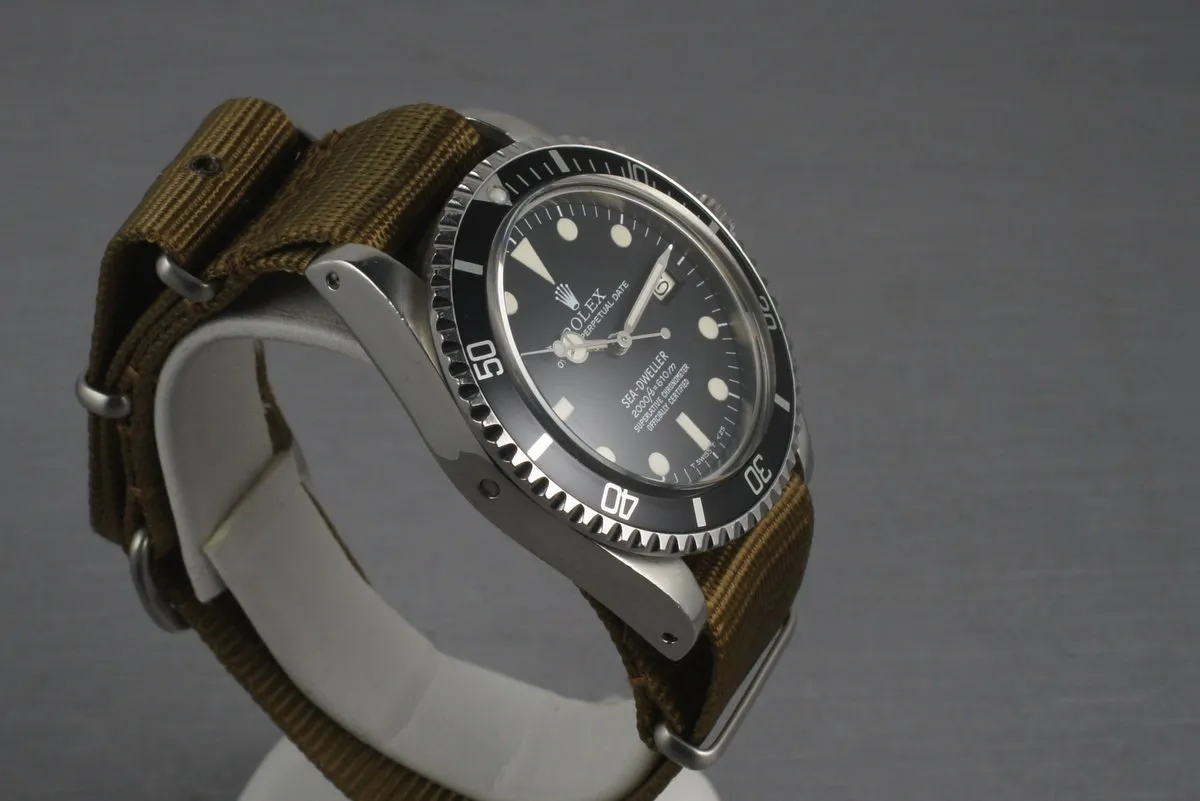 Rolex Sea Dweller 1665 Rail Dial on Nato