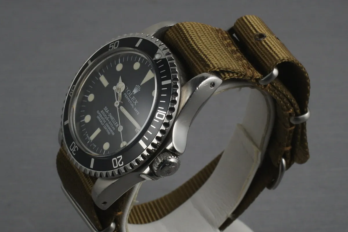 Rolex Sea Dweller 1665 Rail Dial on Nato