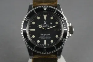 Rolex Sea Dweller 1665 Rail Dial on Nato