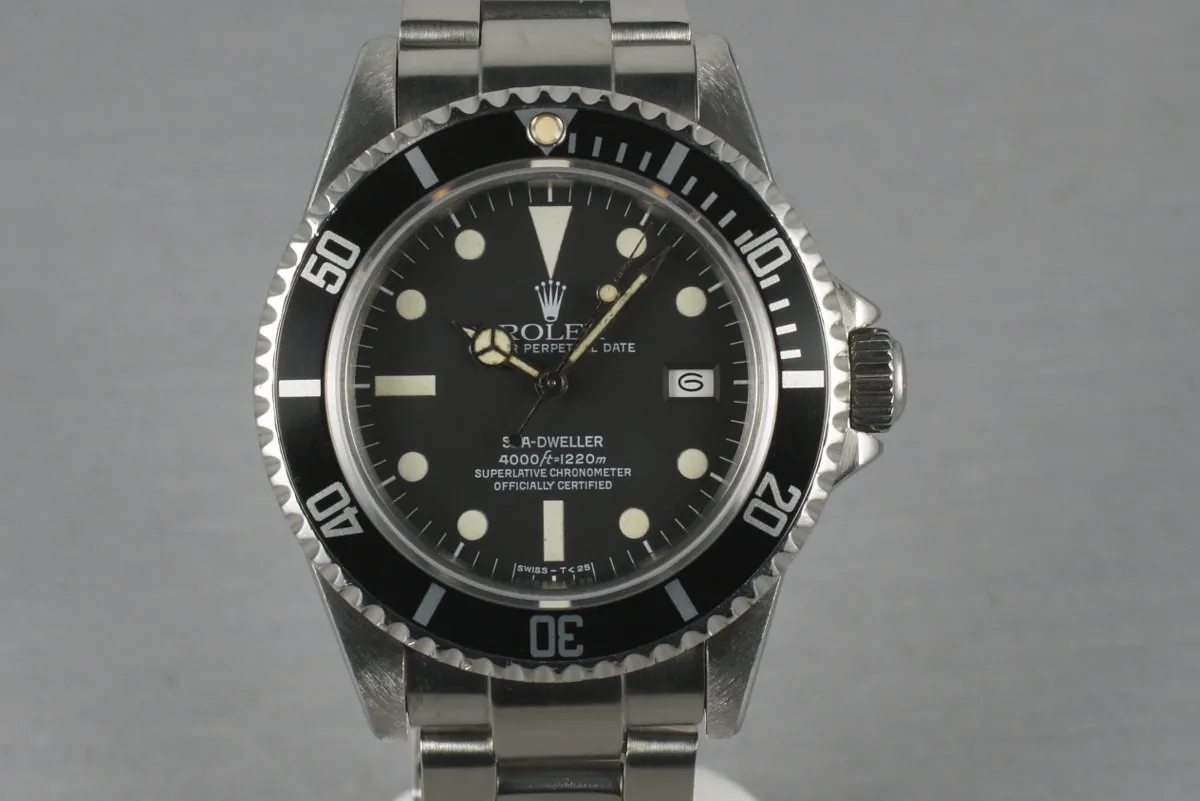Rolex Sea Dweller 16660 Matte Dial