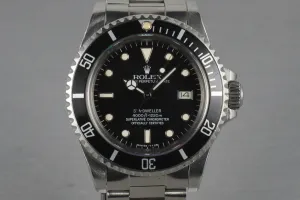 Rolex Sea Dweller 16660 with RSC service Papers