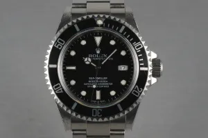 Rolex Sea Dweller Ref: 16600 with Box and Guarantee Papers