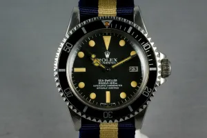 Rolex Sea Dweller Ref 1665 with creamy luminous