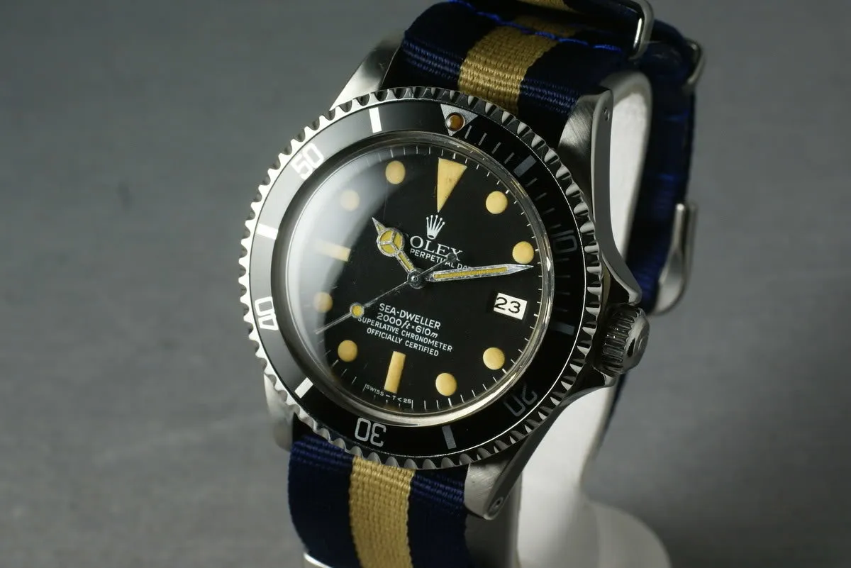 Rolex Sea Dweller Ref 1665 with creamy luminous