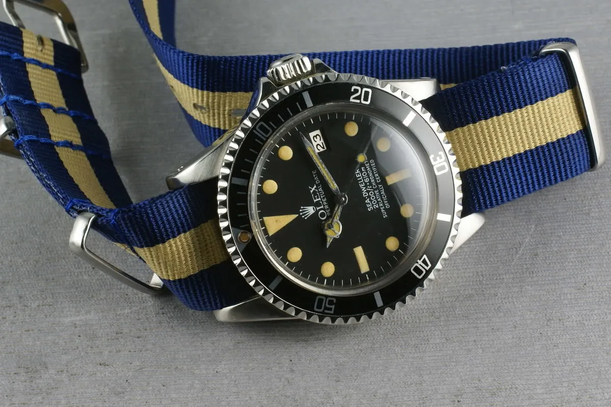 Rolex Sea Dweller Ref 1665 with creamy luminous