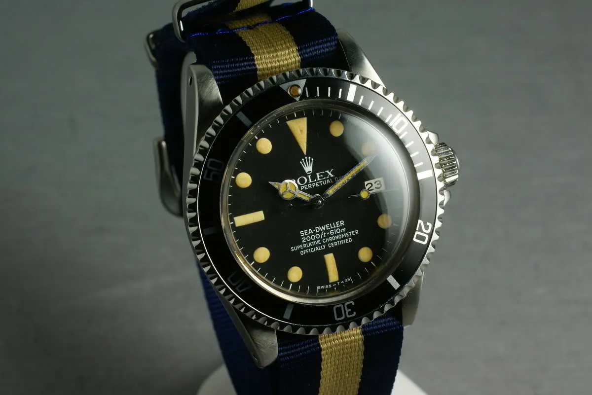 Rolex Sea Dweller Ref 1665 with creamy luminous