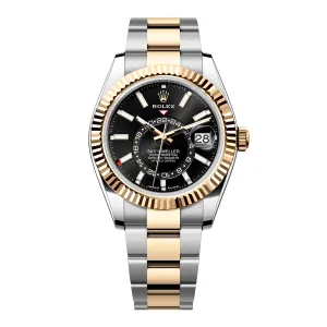 Rolex Sky-Dweller 336933 Black Dial Mens Watch Box Papers