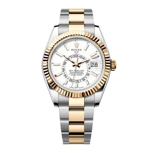Rolex Sky-Dweller 336933 White Dial Mens Watch Box Papers