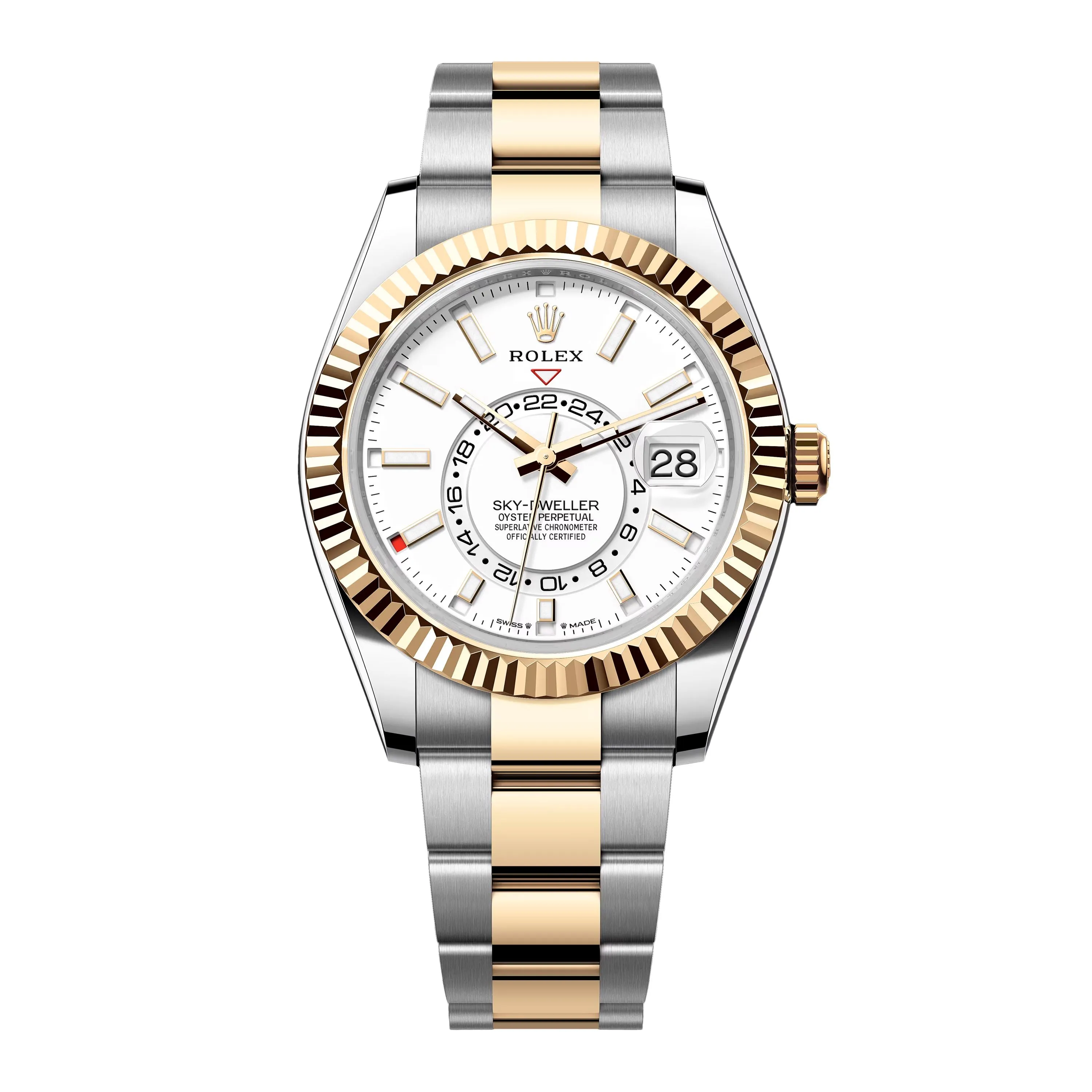 Rolex Sky-Dweller 336933 White Dial Mens Watch Box Papers