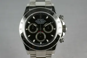 Rolex SS Daytona 116520 “black dial ”