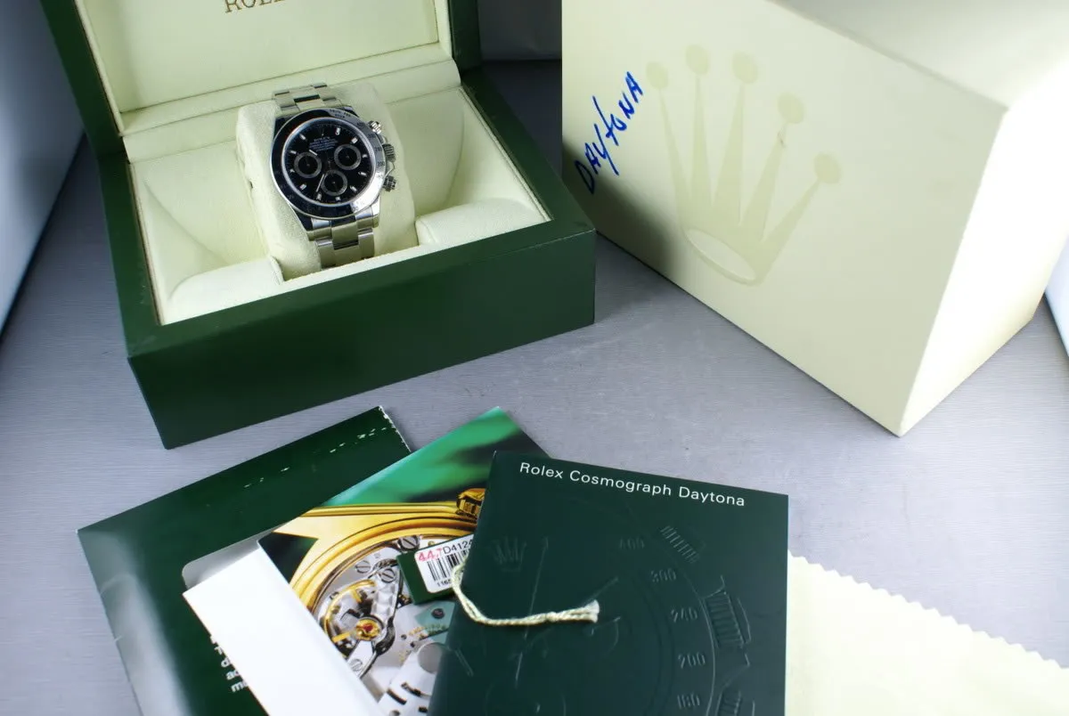 Rolex SS Daytona 116520 “black dial ”