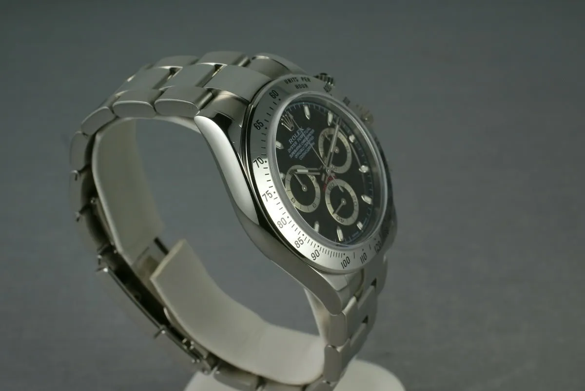 Rolex SS Daytona 116520 “black dial ”