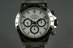 Rolex SS Zenith Daytona 16520 inverted 6 dial