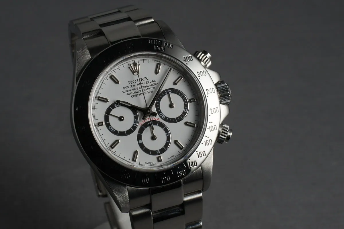 Rolex SS Zenith Daytona Ref: 16520 Box and Papers