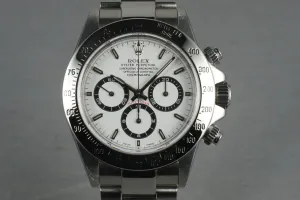 Rolex SS Zenith Daytona Ref: 16520 Box and Papers