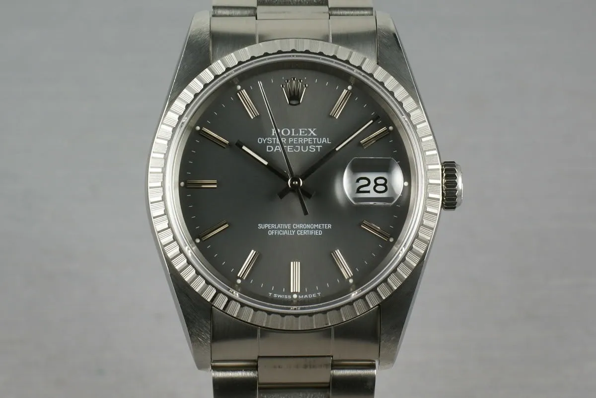 Rolex Stainless Steel Datejust Ref: 16220