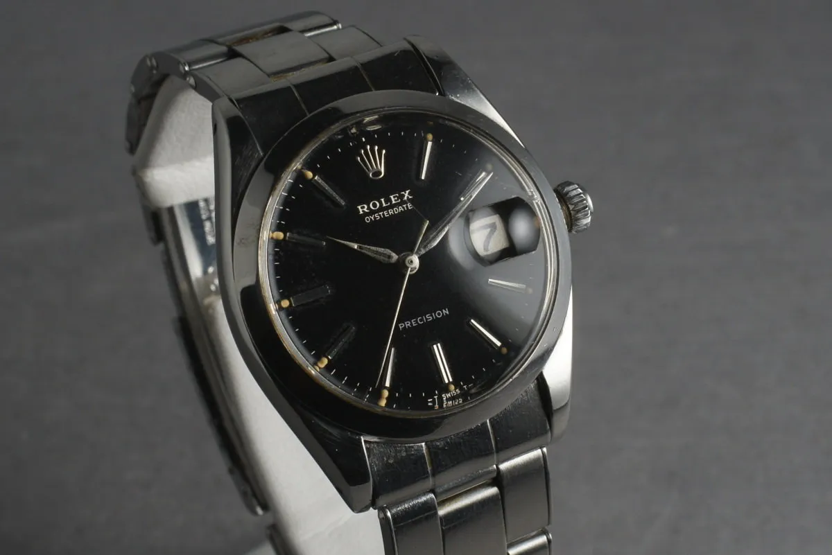 Rolex Steel Precision Oyster Date 6694 with gilt print