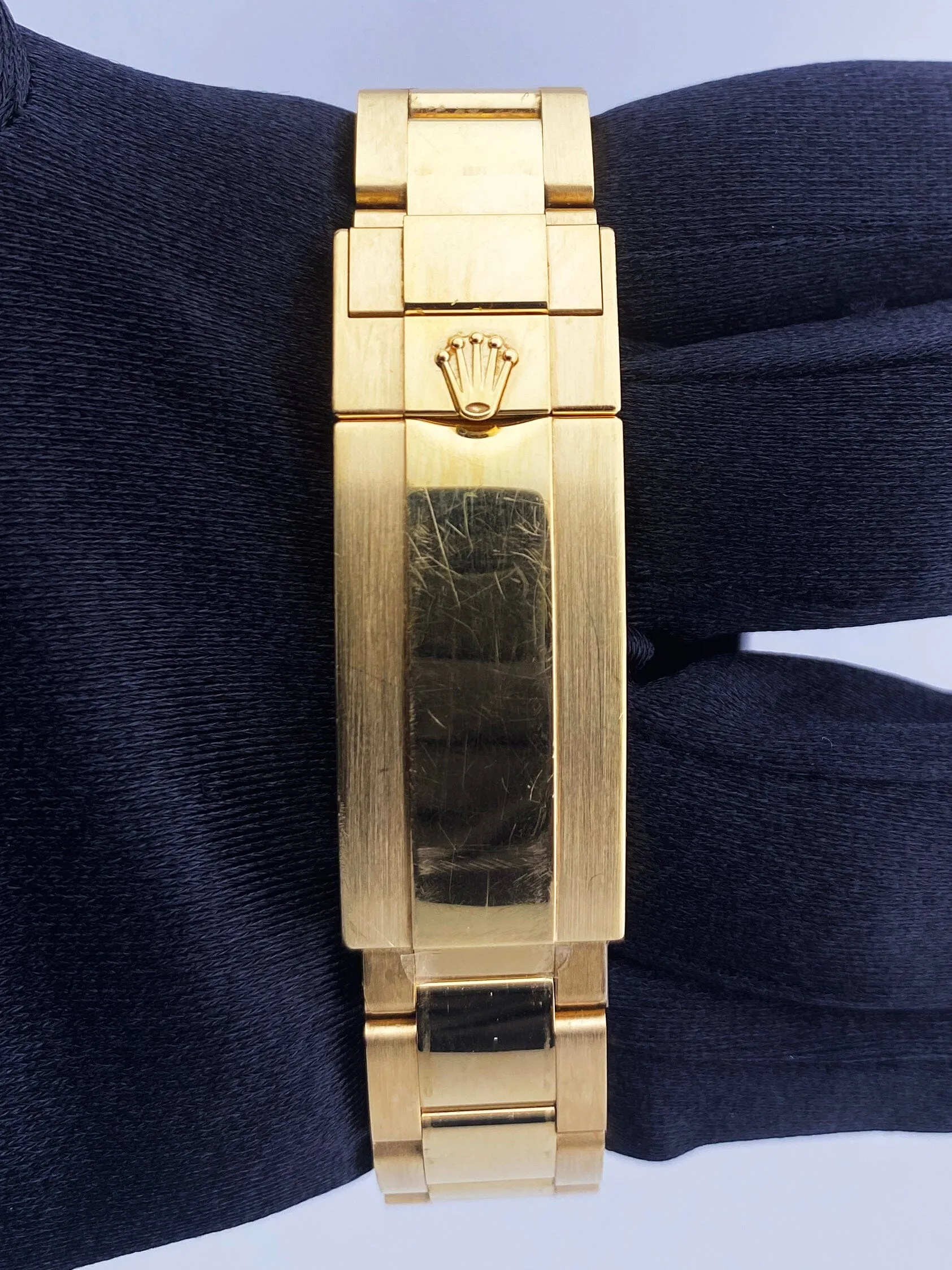 Rolex Submariner 116618LB Blue Dial 18K Yellow Gold Mens Watch Box & Papers