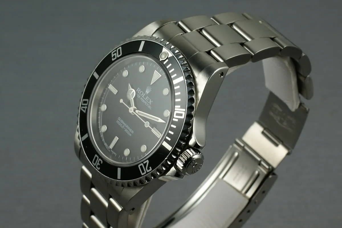 Rolex Submariner 14060 D serial with box and Papers