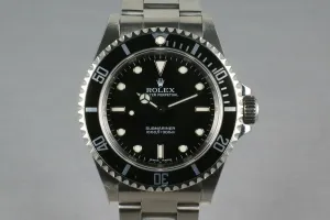 Rolex Submariner 14060 D serial with box and Papers