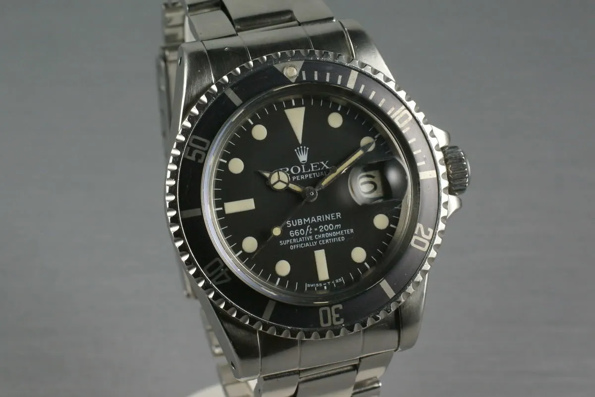 Rolex Submariner 1680 Box and Papers