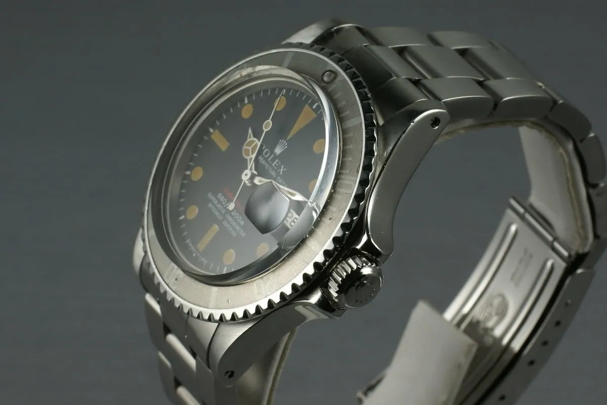 Rolex Submariner 1680 Red Sub with amazing fade and color