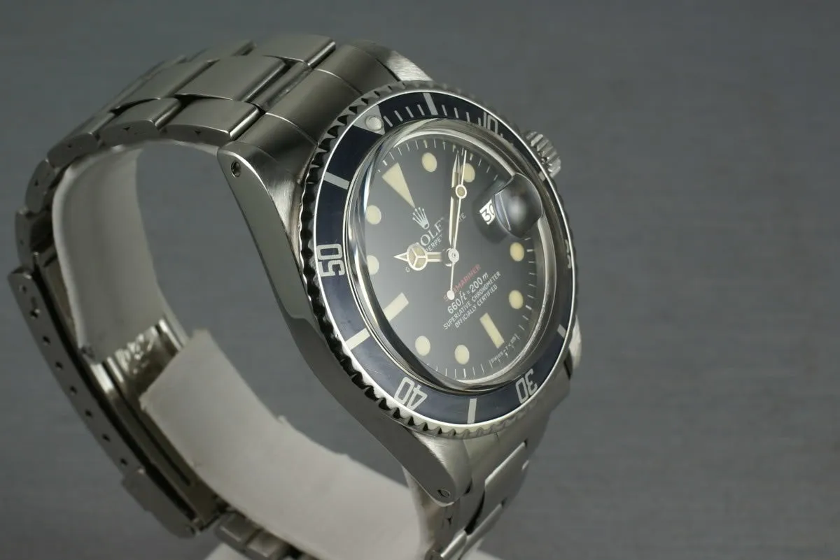 Rolex Submariner 1680 Red Sub