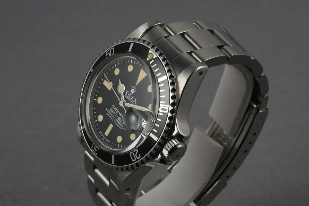 Rolex Submariner 1680 with creamy dial and RSC Service