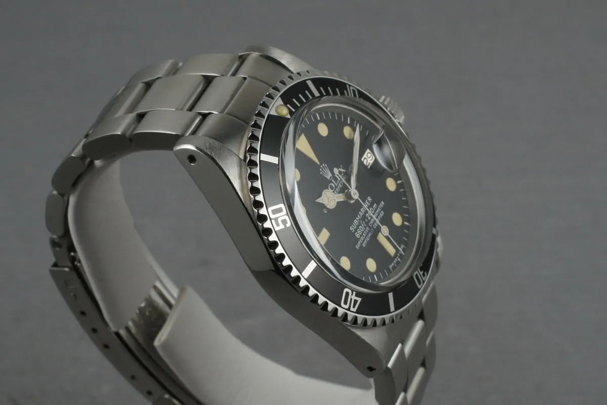 Rolex Submariner 1680 with creamy dial and RSC Service