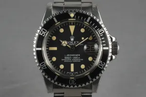 Rolex Submariner 1680 with creamy dial and RSC Service