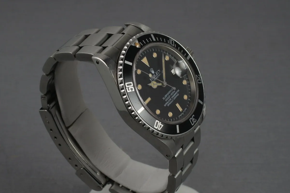 Rolex Submariner 16800 with Creamy WG surround Dial