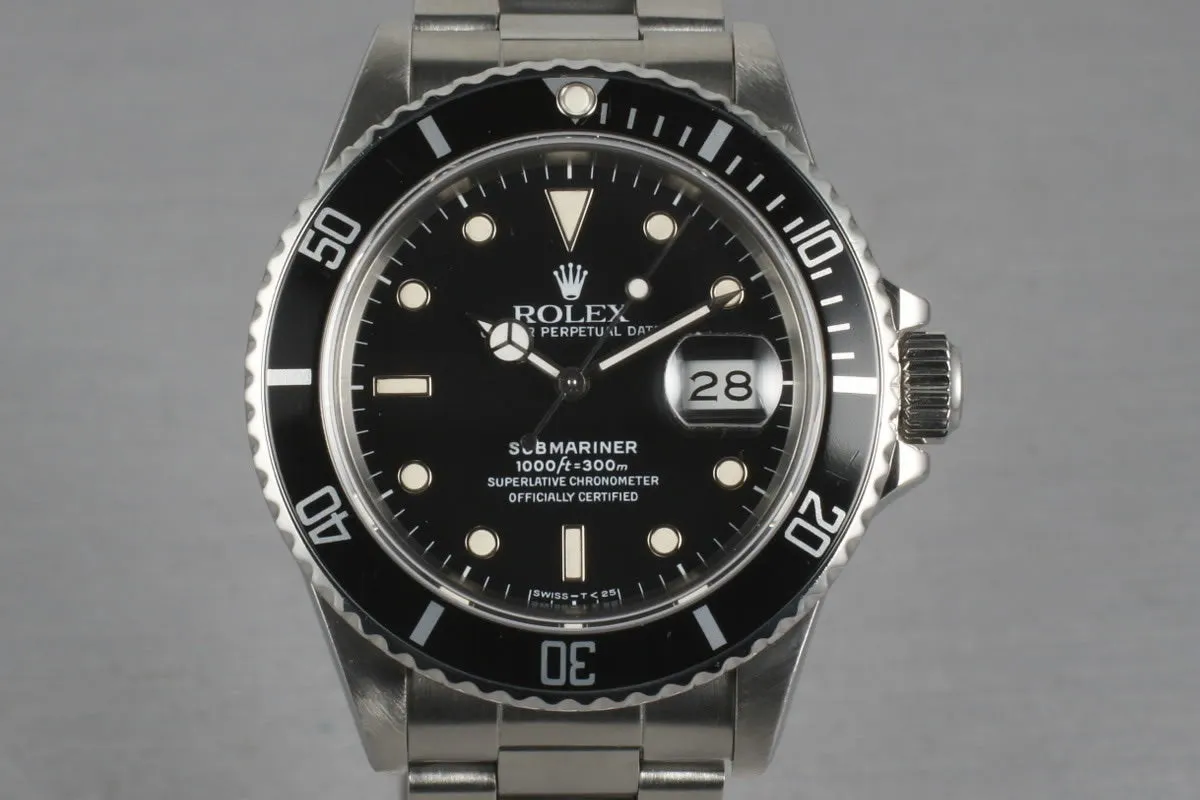 Rolex Submariner 168000