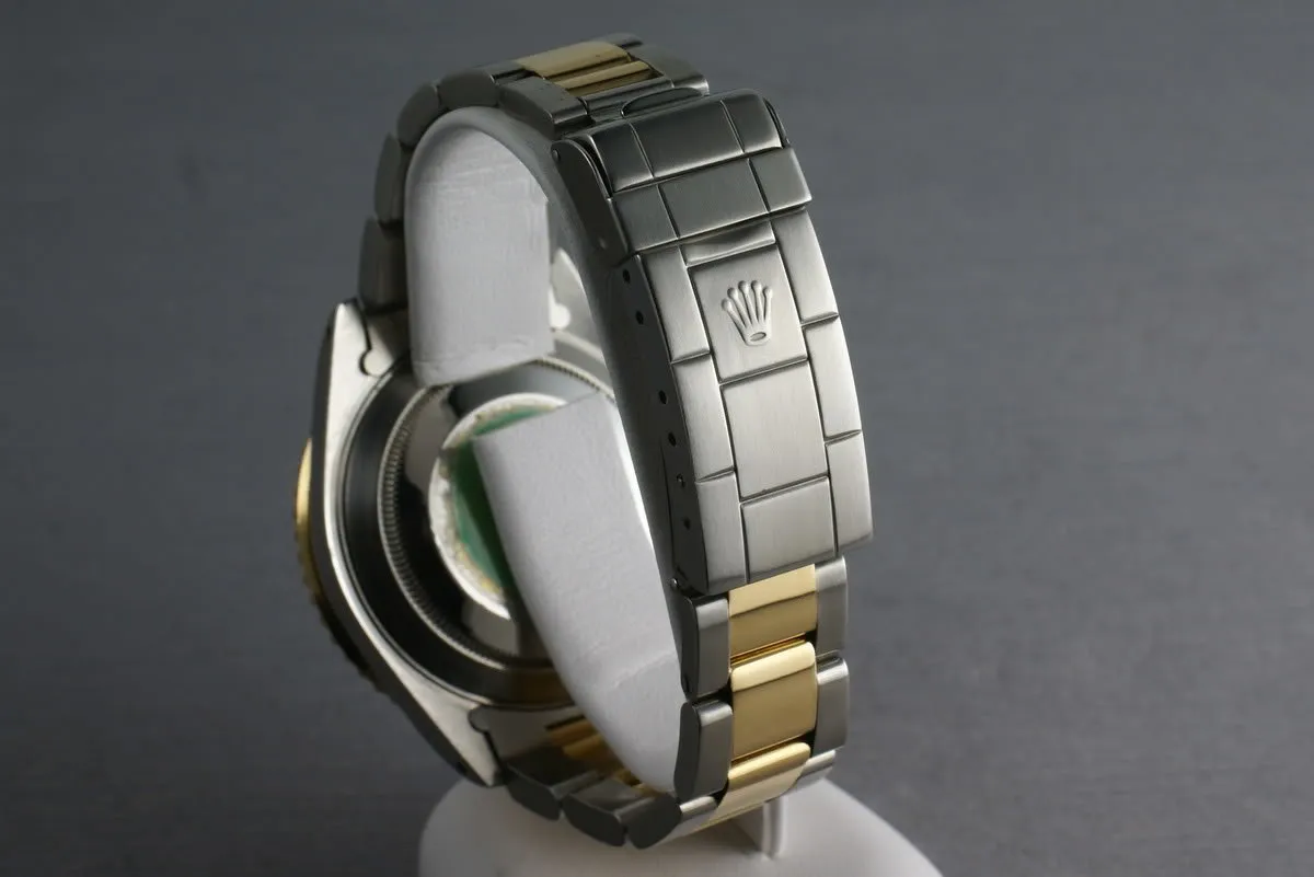 Rolex Submariner 18K/SS 16613 with Slate Serti Dial