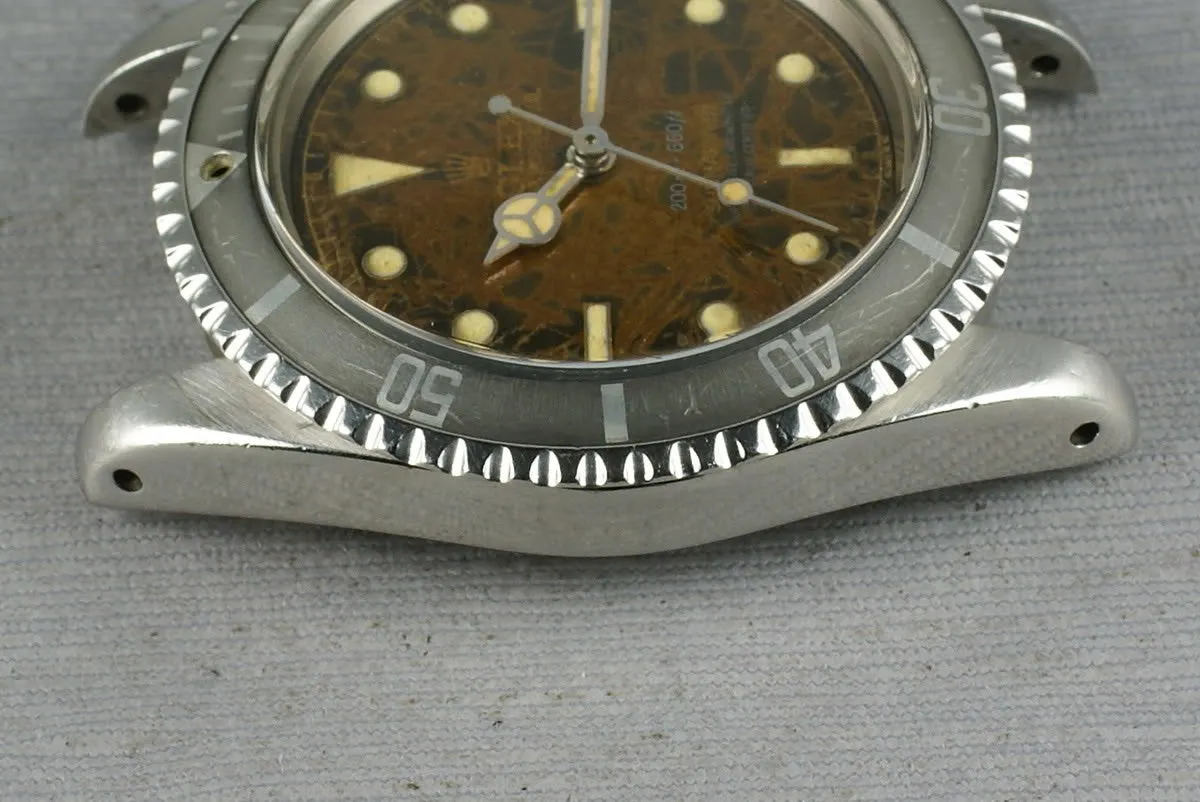 Rolex Submariner 5512 4 line gilt chapter ring PCG tropical and famous