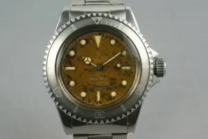 Rolex Submariner 5512 4 line gilt chapter ring PCG tropical and famous