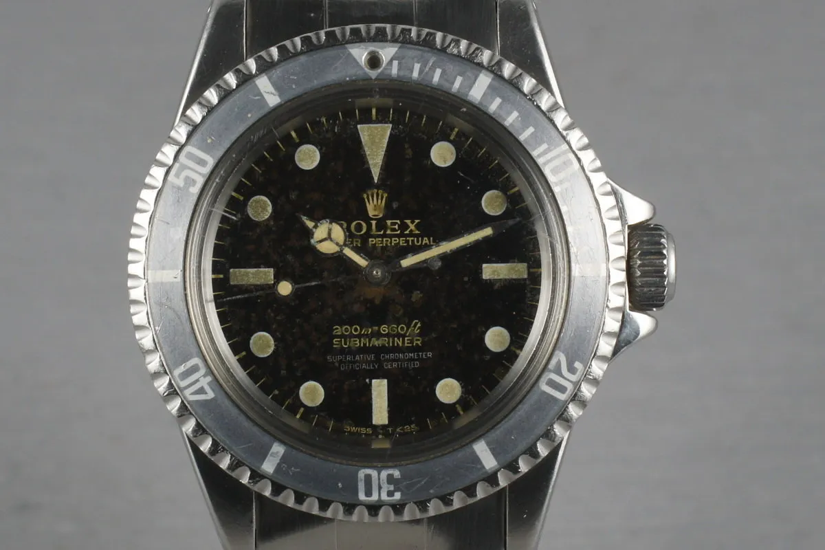 Rolex Submariner  5512 Gilt Dial 4 line Tropical