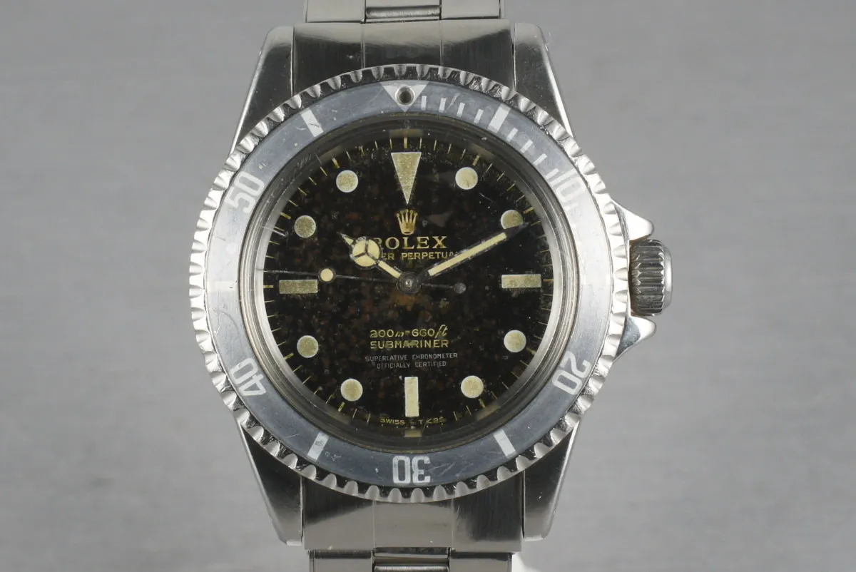 Rolex Submariner  5512 Gilt Dial 4 line Tropical