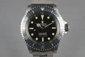 Rolex Submariner 5512 Gilt Dial with Box and Papers
