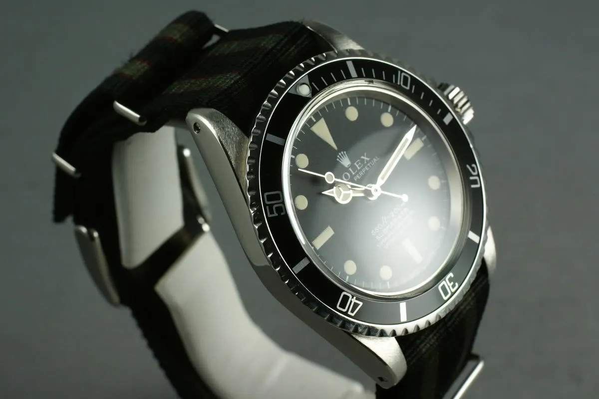 Rolex Submariner 5512 with Box, Papers, tags, etc.