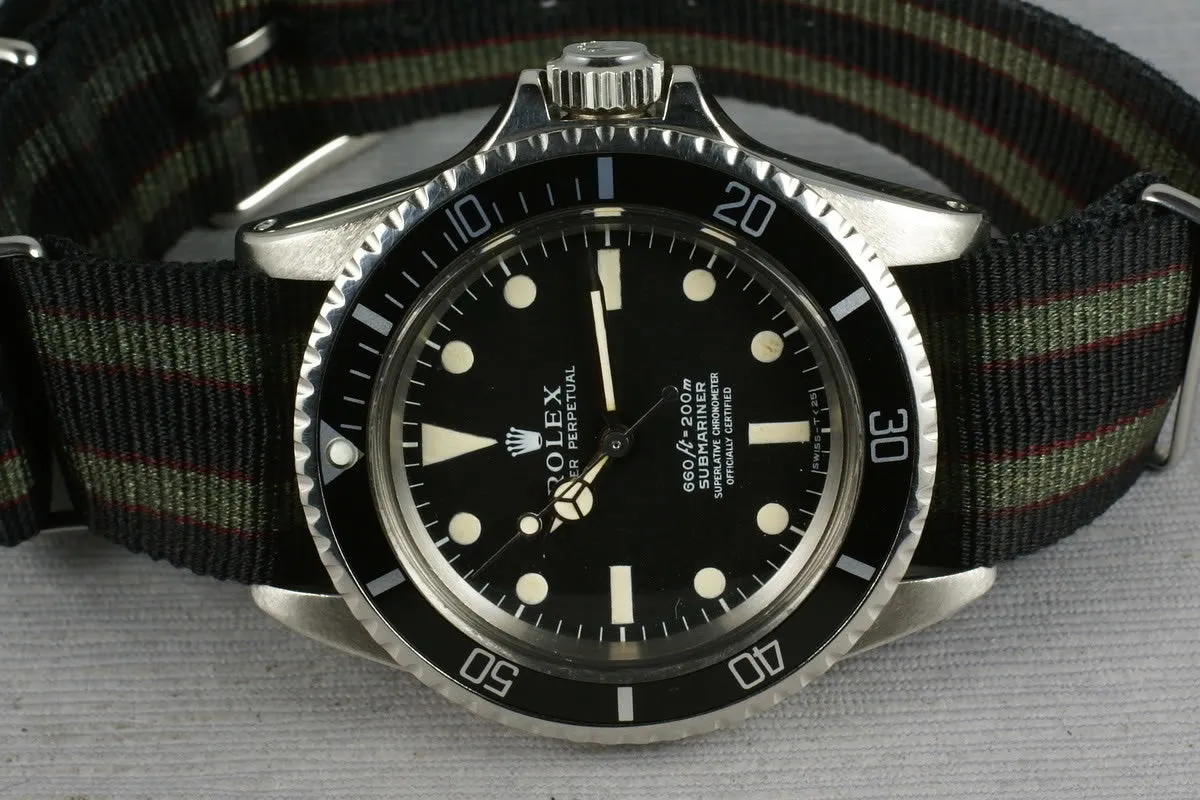 Rolex Submariner 5512 with Box, Papers, tags, etc.