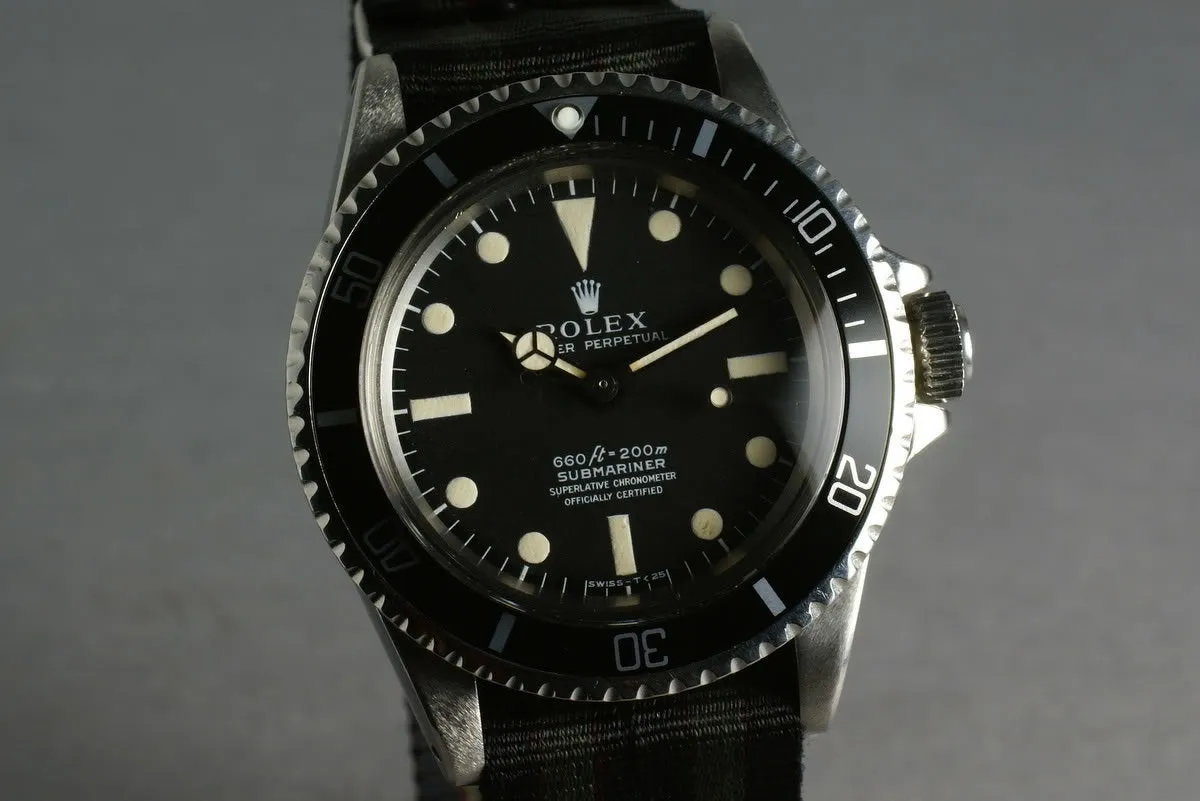 Rolex Submariner 5512 with Box, Papers, tags, etc.