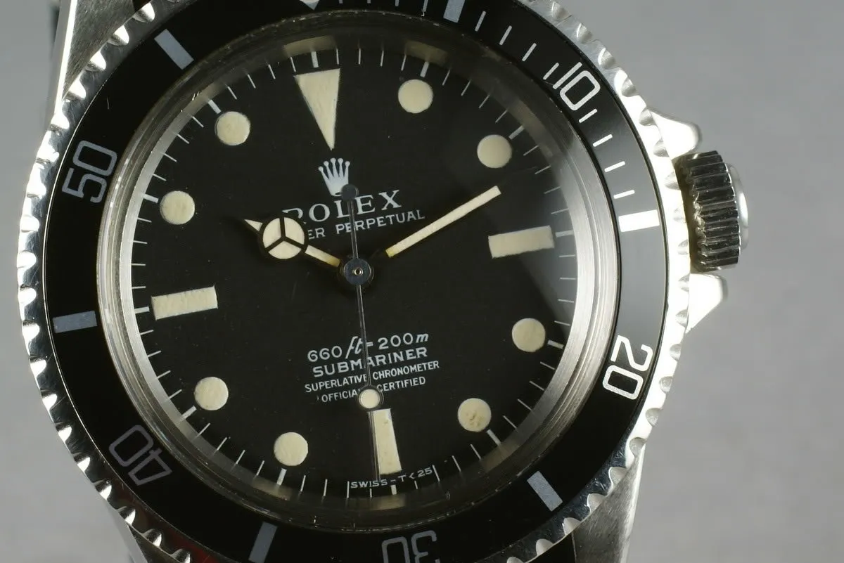 Rolex Submariner 5512 with Box, Papers, tags, etc.