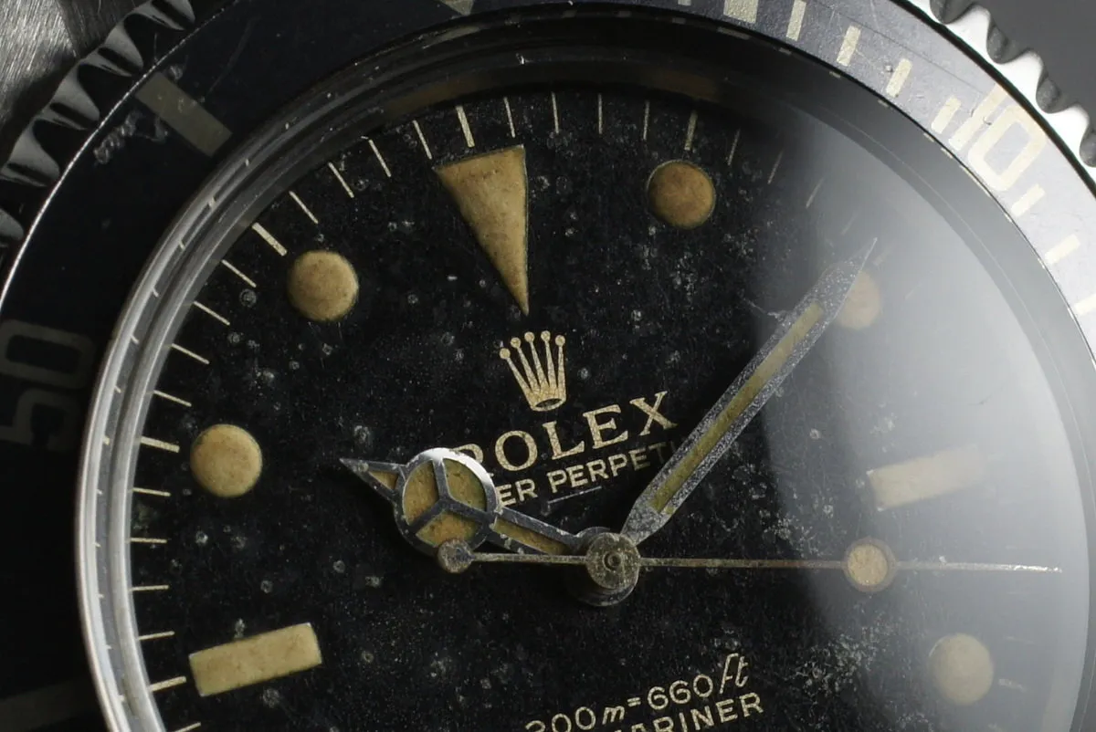 Rolex Submariner 5513 Early PCG SWISS Underline Dial with Cuban RSC