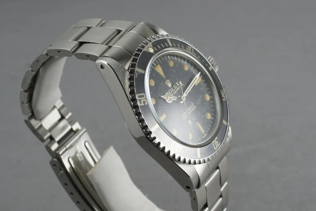 Rolex Submariner 5513 Early PCG SWISS Underline Dial with Cuban RSC