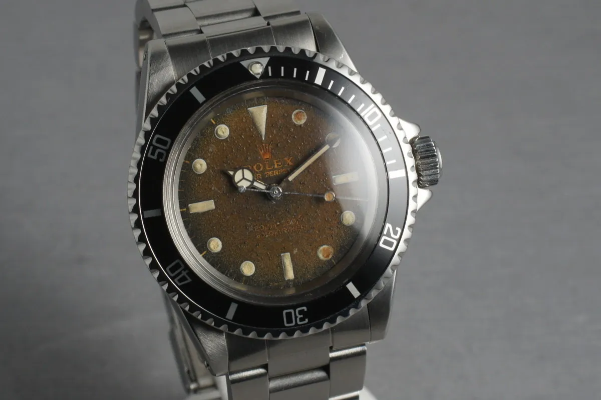Rolex Submariner 5513 Gilt Tropical Brown