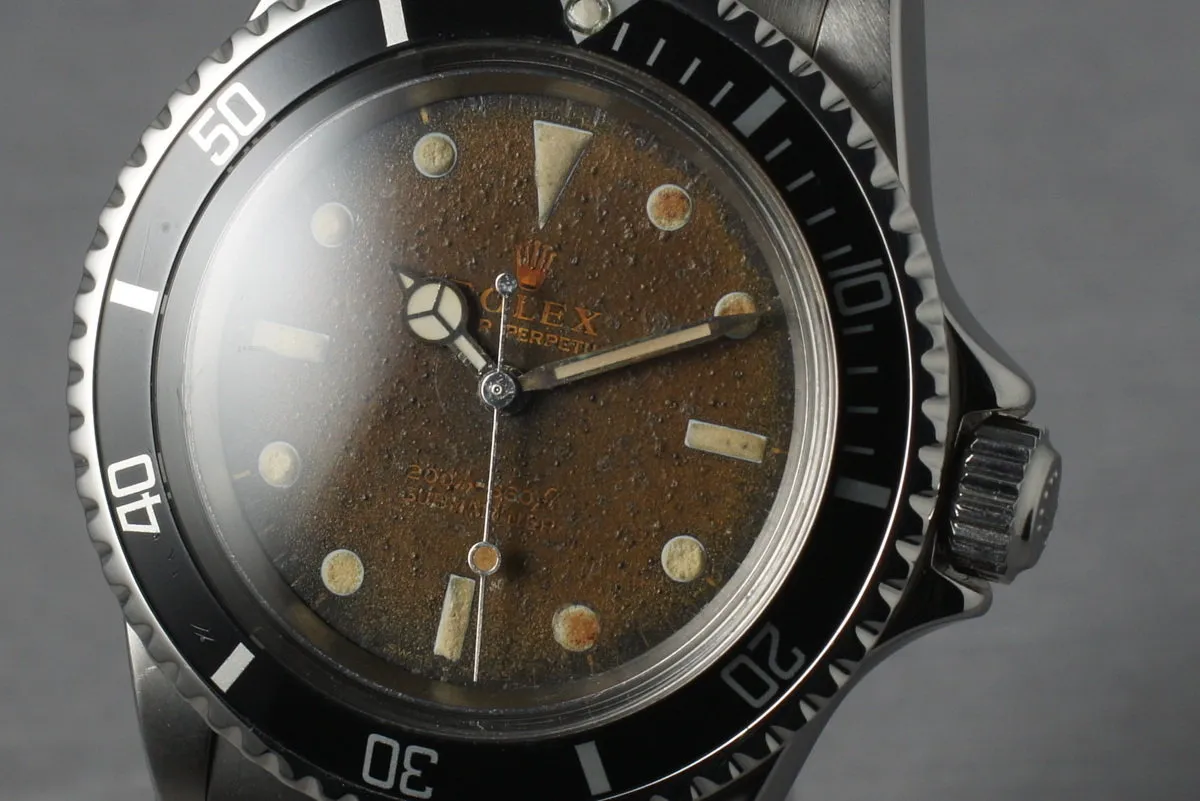Rolex Submariner 5513 Gilt Tropical Brown