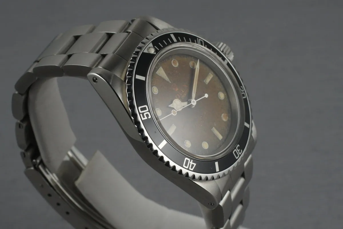 Rolex Submariner 5513 Gilt Tropical Brown