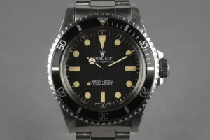 Rolex Submariner 5513 Mark 1 Maxi