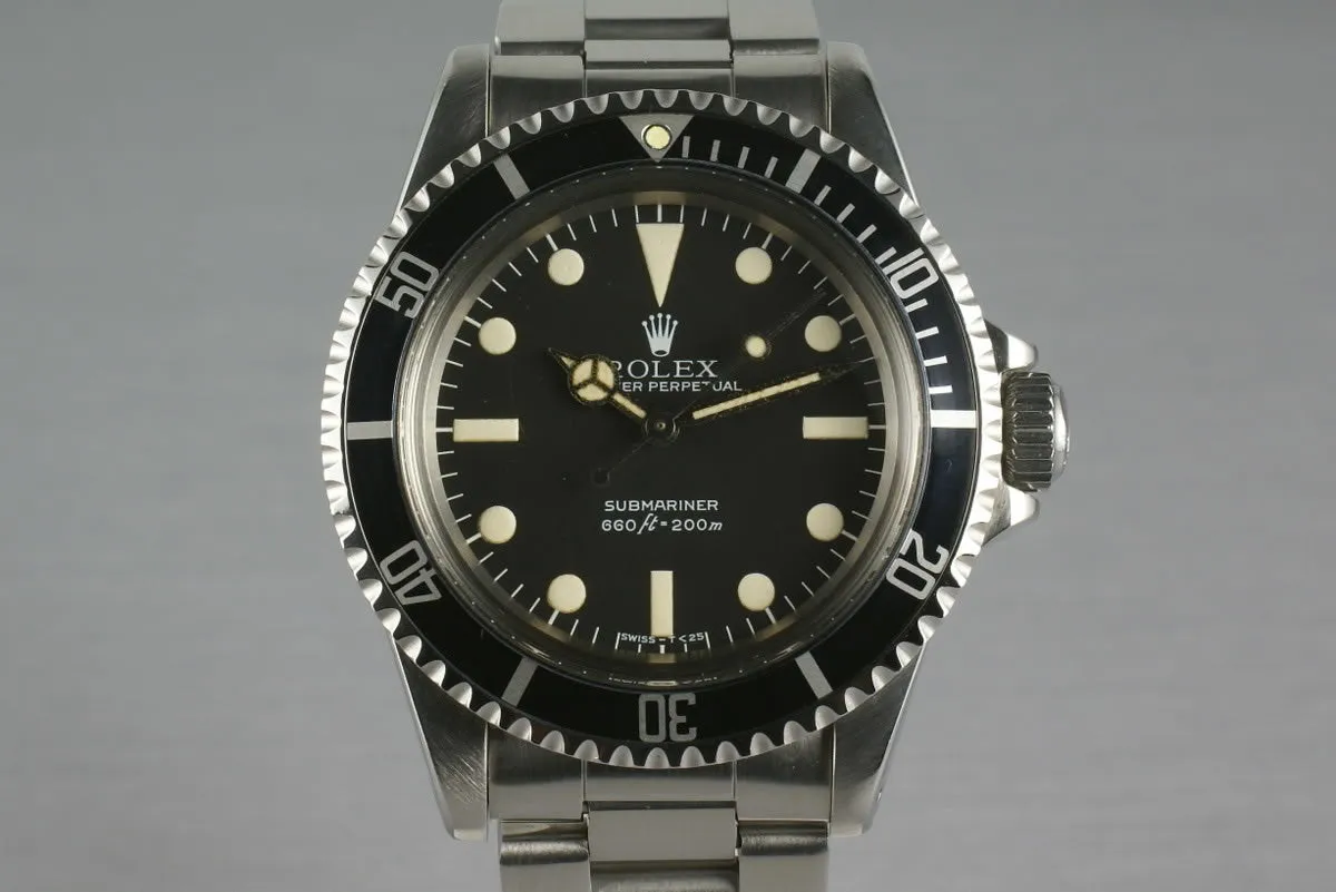 Rolex Submariner 5513 Mark 3 Maxi “Lollipop”